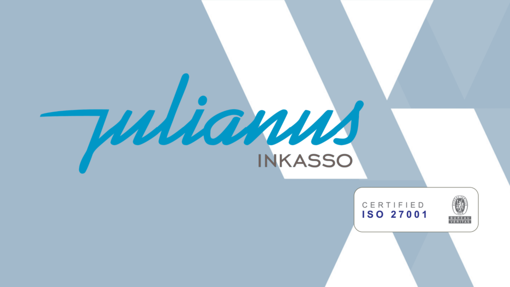 Vasakult paremale: IT meeskonnajuht ja arendaja Eva-Liisa Galen, turunduspraktikant Ly Lassel ning turundus- ja kommunikatsioonijuht Maarja Treufeldt Julianus Inkasso OÜ läbis ISO/IEC 27001:2022 sertifitseerimise